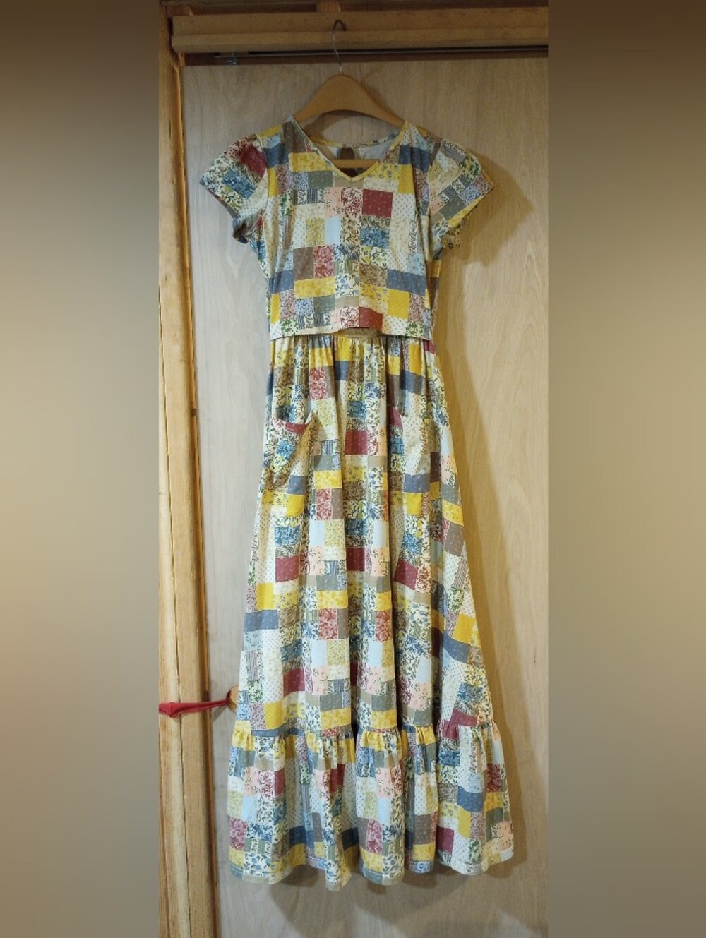 Super Cute Dresses Homespun Harmony Canterbury Patch Maxi Dress